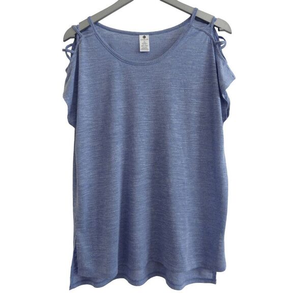 Active Life Tops - Active Life‎ Heathered Blue Top M